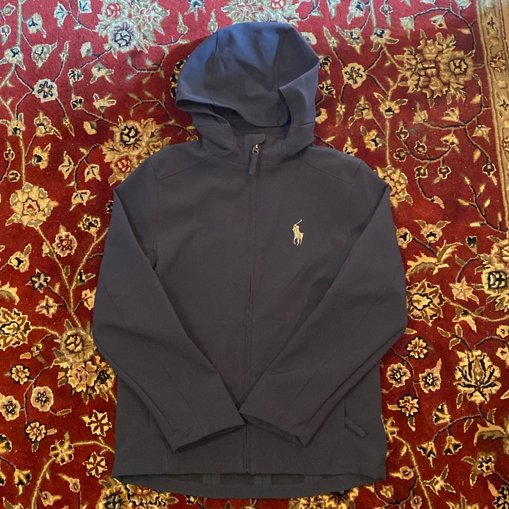 Big Boys Water-Repellent Hooded Jacket L (14-16)